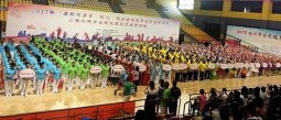 全民健康日，全国多省市同时进行中华通络操展演