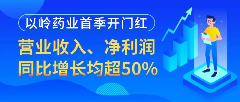 以岭药业首季开门红 营业收入、净利润同比增长均超过50%